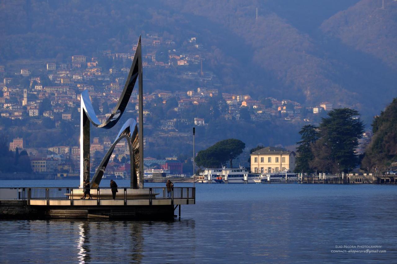 Appartamenti Monti Como Lake Брунате Екстериор снимка