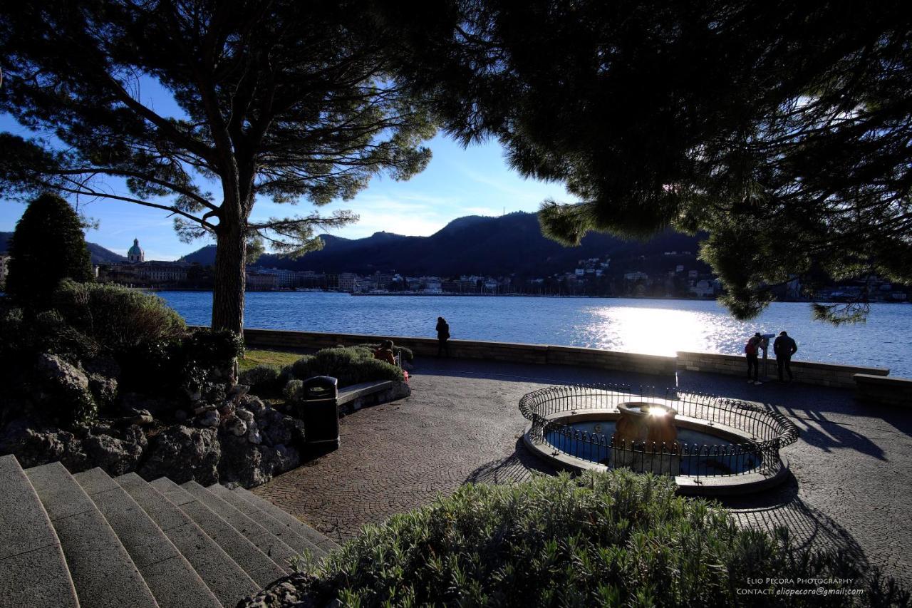 Appartamenti Monti Como Lake Брунате Екстериор снимка